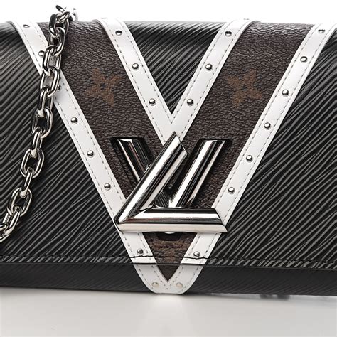 louis vuitton chain wallet monogram